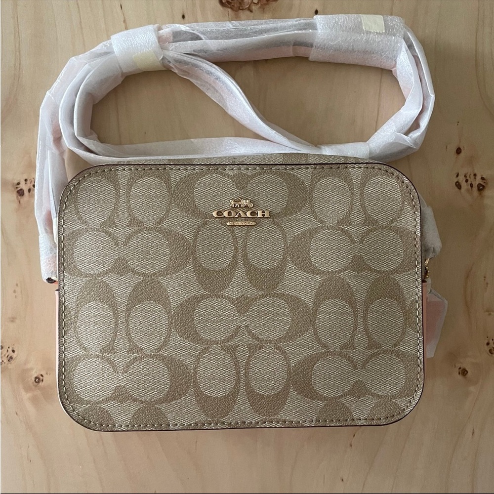 Coach Mini Camera Bag in Signature Canvas